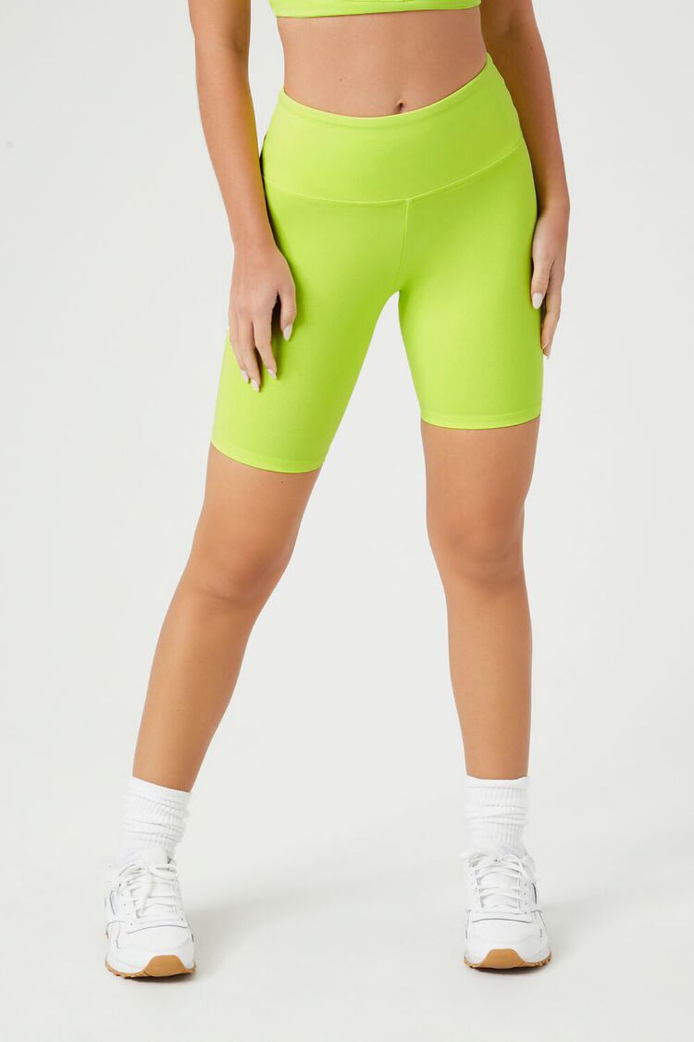 Active High-Rise Biker Shorts